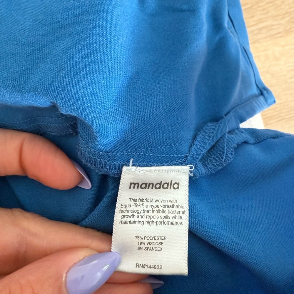 Mandala scrub set blue - Picture 5 of 5